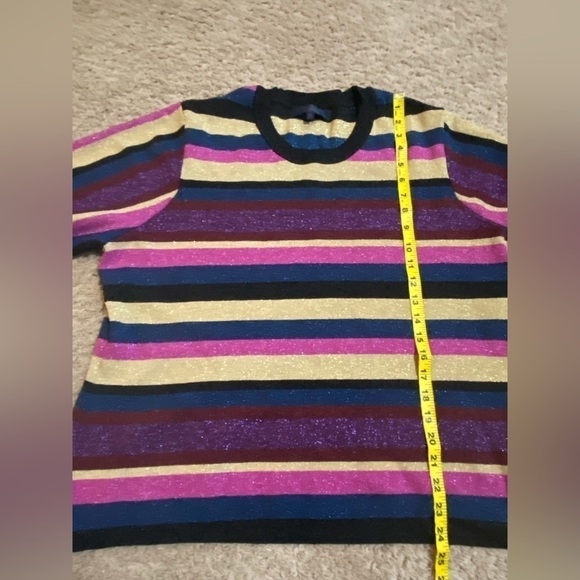 Rachel Roy Women's Plus Size Veda Stripe Sweater - Picture 6 of 7